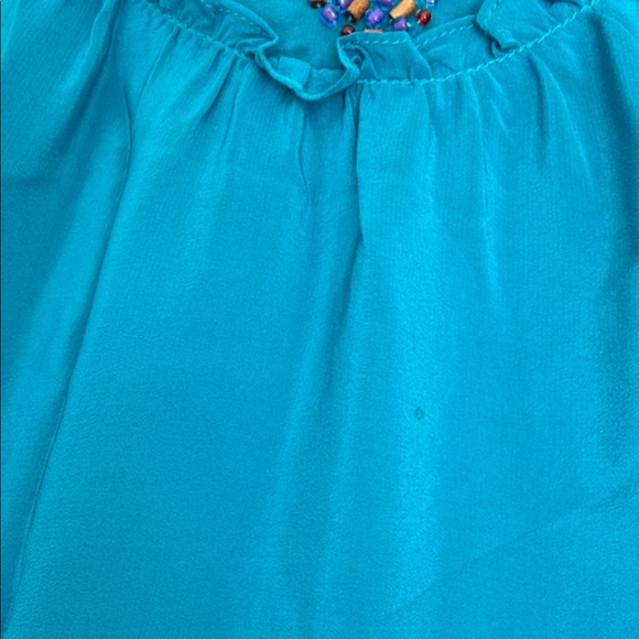 Moulinette Soeurs Blue and Black Floral Maxi Dress - Picture 4 of 7